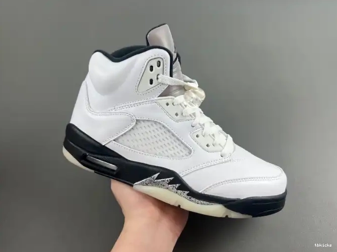 Cheap TBK 5 DD0587-110 AIR JORDAN 'WHITE RETRO BLACK' 0622